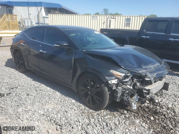 2017 Nissan Maxima SR with VIN 1N4AA6AP3HC437085, listed as a Copart auction lot 53365395 with 95,944 mi miles and Salvage Title. Bid and sale history available at carsss.com. Image 4.