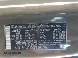 2025 Hyundai Santa Fe Calligraphy с VIN 5NMP5DG15SH019197, выставлен на аукционе Copart как лот 51631105 с пробегом 12 750 миль миль и Списание • Salvage title. История ставок и продаж доступна на DreamBid. Изображение 13.