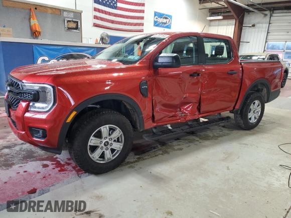 2024 Ford Ranger XL with VIN 1FTER4PH9RLE33049, listed as a Copart auction lot 82083164 with 786 mi miles and Salvage Title. Bid and sale history available at carsss.com. Image 1.