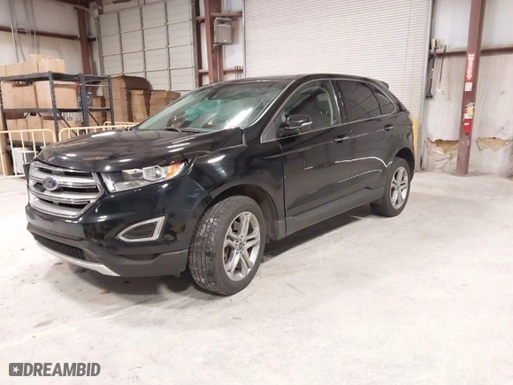 2018 Ford Edge Titanium with VIN 2FMPK4K97JBB74784, listed as a IAAI auction lot 41295201 with 124,998 mi miles. Bid and sale history available at carsss.com. Image 2.