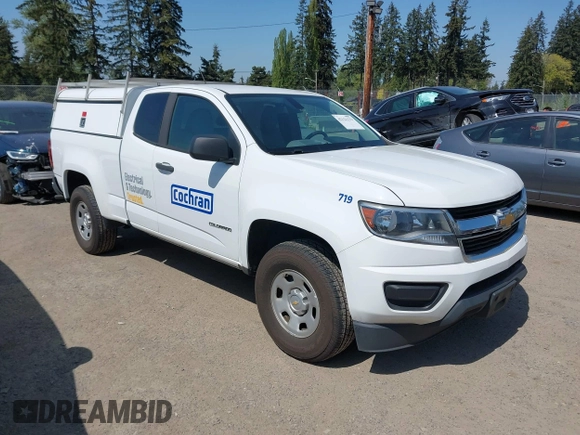 2018 Chevrolet Colorado 2WD Work Truck with VIN 1GCHSBEN7J1158361, listed as a IAAI auction lot 42121132 with 175,808 mi miles. Bid and sale history available at carsss.com. Image 1.