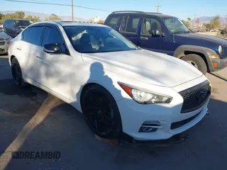 2017 Infiniti Q50 3.0t Premium with VIN JN1EV7AP6HM737223, listed as a IAAI auction lot 41335651 with 93,883 mi miles. Bid and sale history available at carsss.com. Image 1.