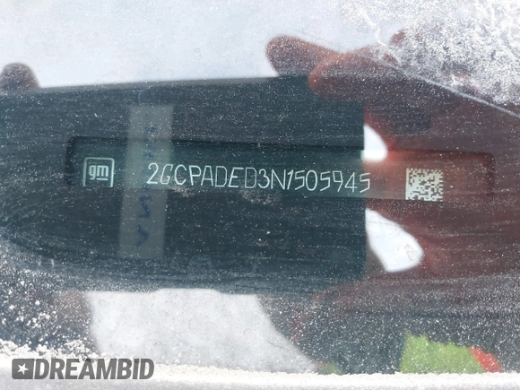 2022 Chevrolet Silverado 1500 RST with VIN 2GCPADED3N1505945, listed as a IAAI auction lot 40377315 with Not Provided miles and . Bid and sale history available at DreamBid. Image 17.
