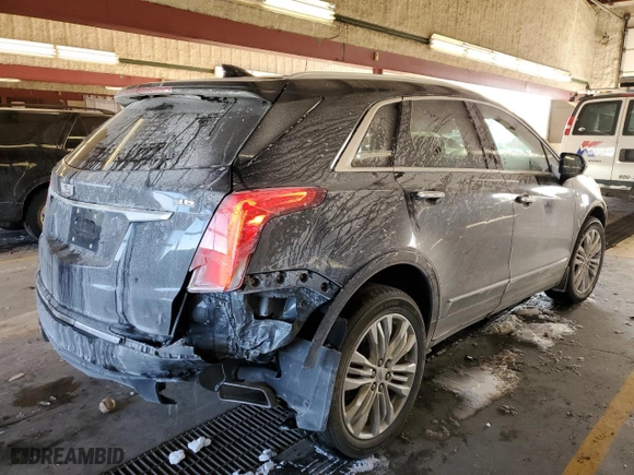2017 Cadillac XT5 Premium Luxury FWD with VIN 1GYKNCRS6HZ276488, listed as a Copart auction lot 45393755 with NaN miles and Salvage Title. Bid and sale history available at carsss.com. Image 3.