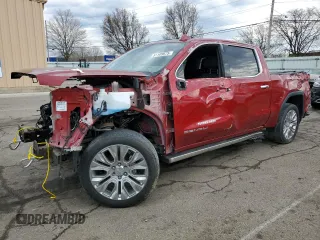 2021 GMC Sierra 1500 Denali z VIN 3GTU9FET7MG247725, wystawiony jako Copart lot #51109675 z przebiegiem Nie podano mil oraz Szkoda całkowita • Salvage title. Historia ofert i sprzedaży dostępna na DreamBid. Obrazek 1.
