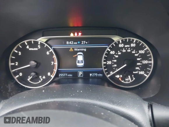 2022 Nissan Altima SV with VIN 1N4BL4DW6NN342672, listed as a IAAI auction lot 41297807 with 25,577 mi miles and . Bid and sale history available at DreamBid. Image 7.