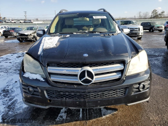 2009 Mercedes-Benz GL-Class 4.6L with VIN 4JGBF71E09A478268, listed as a Copart auction lot 89117255 with 196,888 mi miles and Clean Title. Bid and sale history available at carsss.com. Image 5.