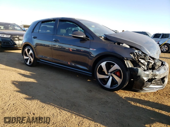 2020 Volkswagen Golf GTI S with VIN 3VW6T7AU5LM016009, listed as a Copart auction lot 69656353 with 7,111 mi miles. Bid and sale history available at carsss.com. Image 4.