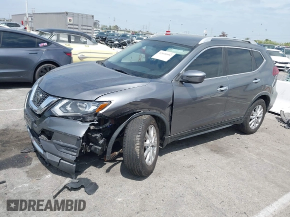 2018 Nissan Rogue S with VIN KNMAT2MT6JP615219, listed as a IAAI auction lot 42038992 with 64,334 mi miles and . Bid and sale history available at carsss.com. Image 17.