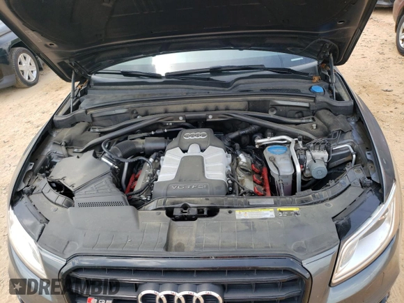 2017 Audi SQ5 Premium Plus with VIN WA1CCAFP5HA009940, listed as a Copart auction lot 55083185 with 106,962 mi miles and Salvage title. Bid and sale history available at DreamBid. Image 12.