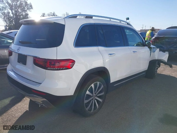 2020 Mercedes-Benz GLB with VIN W1N4M4GB4LW027331, listed as a IAAI auction lot 41691859 with 26,701 mi miles. Bid and sale history available at carsss.com. Image 4.