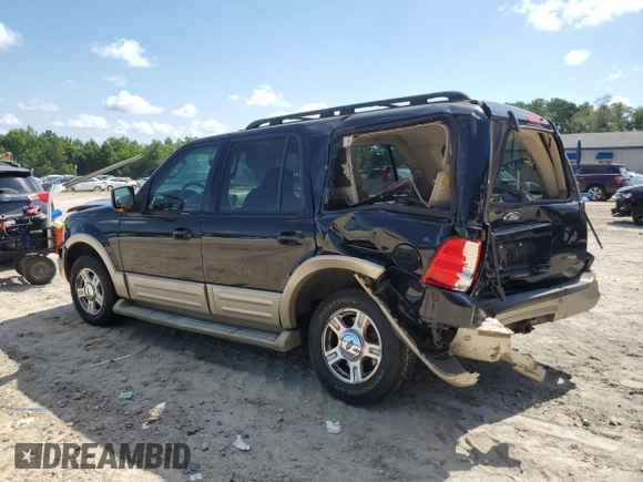 2006 Ford Expedition Eddie Bauer with VIN 1FMFU17556LA63250, listed as a Copart auction lot 61906595 with 151,047 mi miles and Salvage title. Bid and sale history available at DreamBid. Image 2.