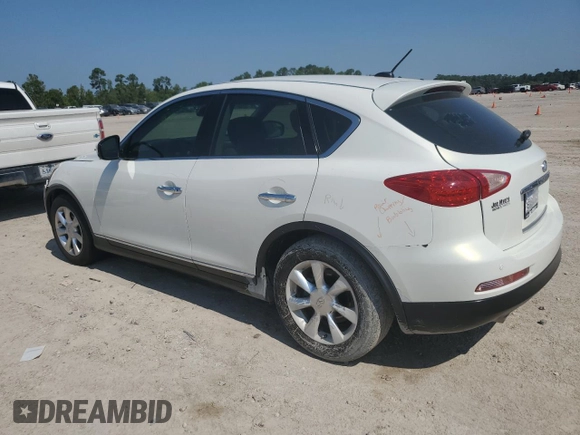 2010 Infiniti EX Journey with VIN JN1AJ0HP4AM701138, listed as a Copart auction lot 66234234 with 80,156 mi miles and Salvage Title. Bid and sale history available at carsss.com. Image 2.