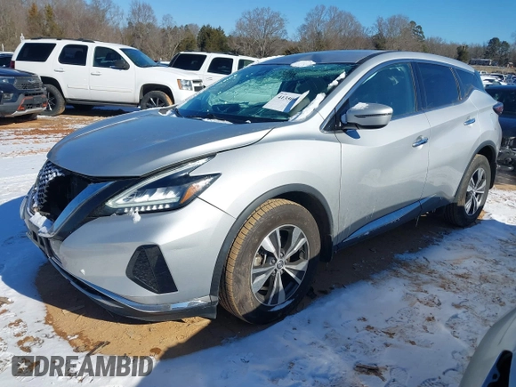 2020 Nissan Murano S with VIN 5N1AZ2AS7LN165553, listed as a IAAI auction lot 41350971 with 30,011 mi miles and . Bid and sale history available at DreamBid. Image 17.