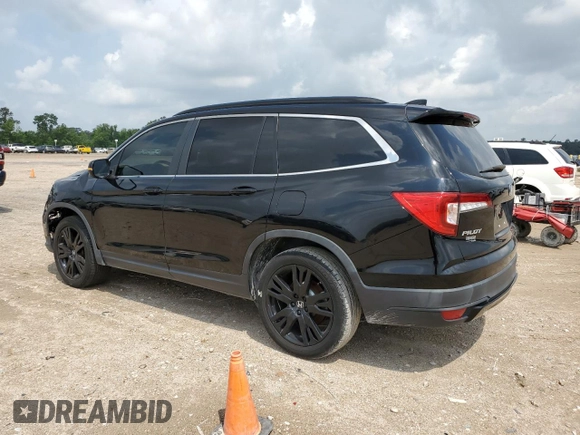 2021 Honda Pilot Special Edition with VIN 5FNYF5H29MB022140, listed as a Copart auction lot 54865815 with 87,294 mi miles and Salvage Title. Bid and sale history available at DreamBid. Image 2.