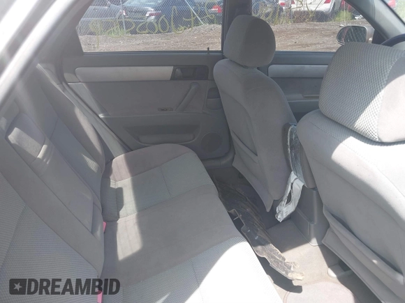 2006 Suzuki Forenza with VIN KL5JD56Z36K472708, listed as a IAAI auction lot 39974625 with 96,531 mi miles and . Bid and sale history available at DreamBid. Image 8.