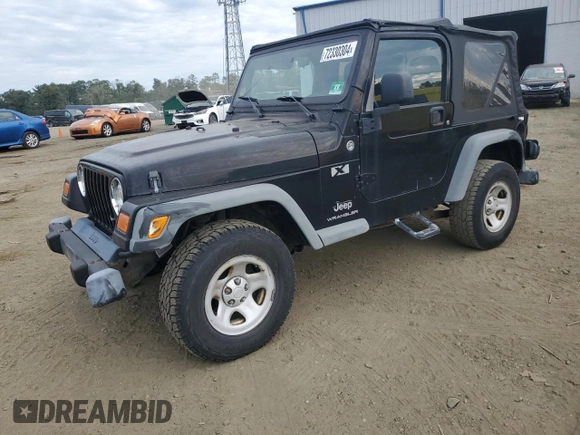 2005 Jeep Wrangler X with VIN 1J4FA39S85P350479, listed as a Copart auction lot 72330304 with 155,856 mi miles and Salvage Title. Bid and sale history available at carsss.com. Image 1.