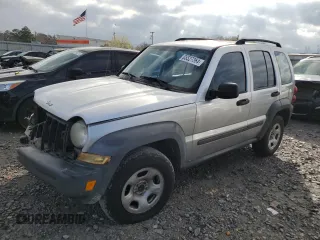 2007 Jeep Liberty Sport with VIN 1J4GK48K87W507123, listed as a Copart auction lot 86527364 with 225,215 mi miles and Salvage Title. Bid and sale history available at carsss.com. Image 1.