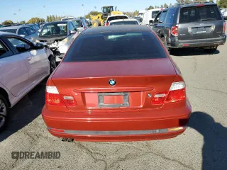 2006 BMW 3 Series 325Ci with VIN WBABD33436PL09665, listed as a Copart auction lot 69726313 with 0 mi miles and Salvage Title. Bid and sale history available at carsss.com. Image 6.