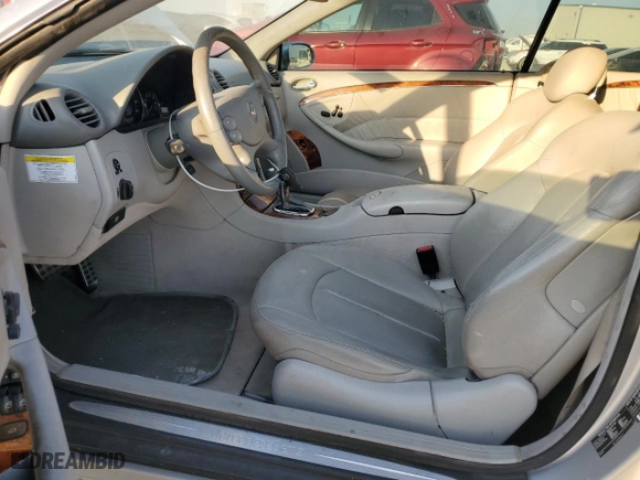 2005 Mercedes-Benz CLK-Class 3.2L with VIN WDBTK65G15T047512, listed as a Copart auction lot 75452814 with 131,655 mi miles and Clean Title. Bid and sale history available at carsss.com. Image 7.