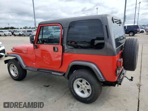 1992 Jeep Wrangler with VIN 2J4FY29S3NJ535736, listed as a Copart auction lot 67747244 with 144,912 mi miles and Salvage Title. Bid and sale history available at carsss.com. Image 2.