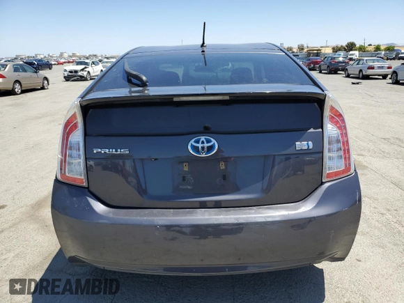 2015 Toyota Prius Four with VIN JTDKN3DU1F1977532, listed as a Copart auction lot 57658505 with 261,964 mi miles and Salvage title. Bid and sale history available at DreamBid. Image 6.