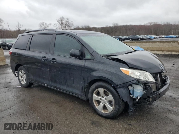 2017 Toyota Sienna LE Auto Access Seat with VIN 5TDKZ3DC7HS792368, listed as a Copart auction lot 51986525 with 153,526 mi miles and Salvage Title. Bid and sale history available at carsss.com. Image 4.