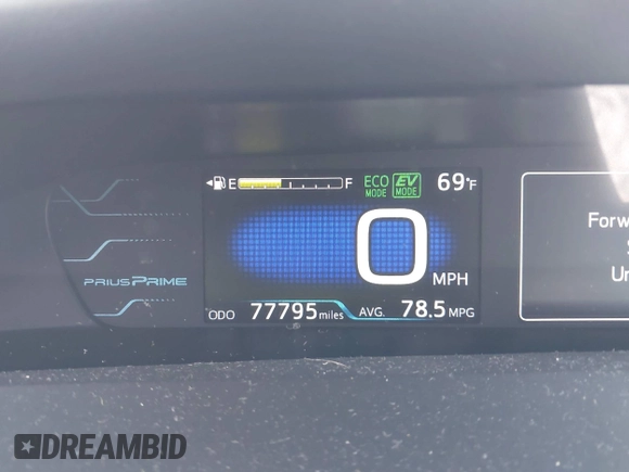 2017 Toyota Prius Plus with VIN JTDKARFP2H3019481, listed as a IAAI auction lot 42218637 with 77,795 mi miles and . Bid and sale history available at DreamBid. Image 16.