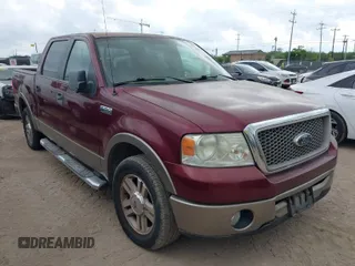 2006 Ford F-150 XLT with VIN 1FTPW12516FA54599, listed as a IAAI auction lot 42055417 with 226,491 mi miles. Bid and sale history available at carsss.com. Image 1.