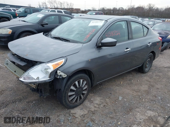 2016 Nissan Versa S Plus with VIN 3N1CN7AP3GL894725, listed as a IAAI auction lot 41580254 with 115,974 mi miles. Bid and sale history available at carsss.com. Image 2.