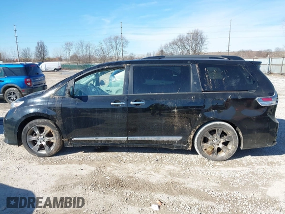 2014 Toyota Sienna SE with VIN 5TDXK3DC3ES521202, listed as a IAAI auction lot 41579320 with 182,982 mi miles and . Bid and sale history available at DreamBid. Image 14.