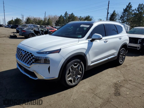 2023 Hyundai Santa Fe Hybrid Limited with VIN 5NMS5DA17PH017655, listed as a Copart auction lot 45337804 with 7,905 mi miles. Bid and sale history available at carsss.com. Image 1.