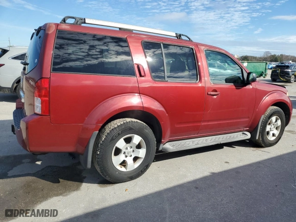 2005 Nissan Pathfinder LE with VIN 5N1AR18U85C724592, listed as a Copart auction lot 42197395 with 144,783 mi miles and Salvage Title. Bid and sale history available at carsss.com. Image 3.