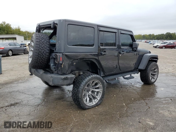 2018 Jeep Wrangler JK Unlimited Sport S with VIN 1C4HJWDGXJL837610, listed as a Copart auction lot 79299724 with 101,437 mi miles and Salvage Title. Bid and sale history available at carsss.com. Image 3.