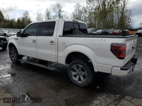 2011 Ford F-150 Lariat with VIN 1FTFW1E6XBFB53352, listed as a Copart auction lot 52419005 with 157,904 mi miles and Clean Title. Bid and sale history available at carsss.com. Image 2.