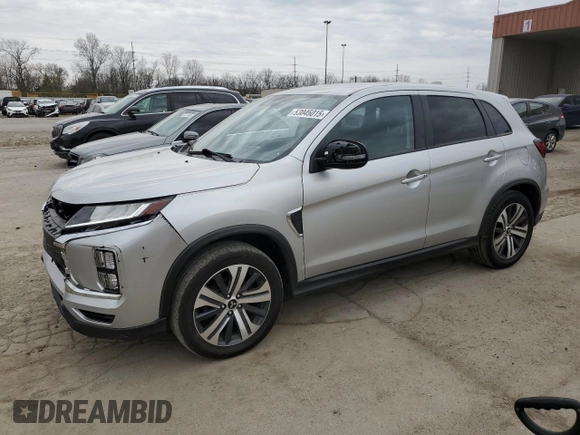 2021 Mitsubishi Outlander Sport SE with VIN JA4APVAU8MU019743, listed as a Copart auction lot 53045015 with 136,895 mi miles and Clean Title. Bid and sale history available at carsss.com. Image 1.