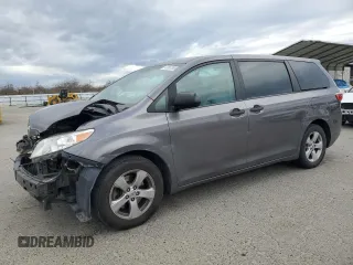 2017 Toyota Sienna L with VIN 5TDZZ3DC4HS808458, listed as a Copart auction lot 43667855 with 170,546 mi miles and Salvage Title. Bid and sale history available at DreamBid. Image 1.