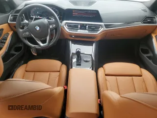 2022 BMW 3 Series 330i xDrive with VIN 3MW5R7J00N8C64705, listed as a Copart auction lot 48624285 with 12,143 mi miles and Salvage Title. Bid and sale history available at carsss.com. Image 8.