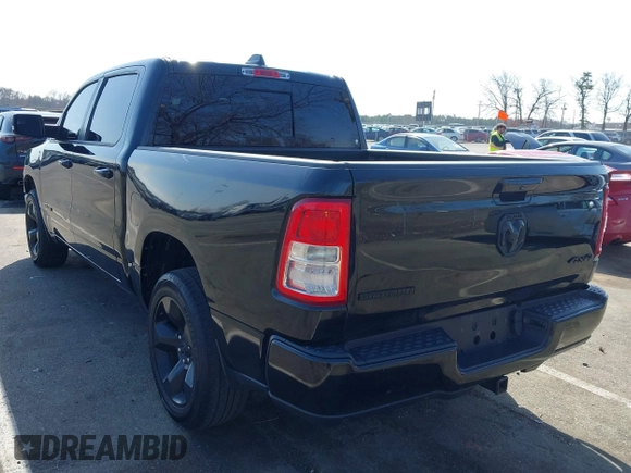 2019 Ram 1500 Big Horn/Lone Star with VIN 1C6RRFFG1KN917238, listed as a IAAI auction lot 41812100 with 28,407 mi miles. Bid and sale history available at carsss.com. Image 3.