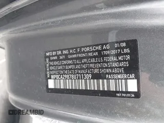 2008 Porsche Boxster with VIN WP0CA29878U711309, listed as a IAAI auction lot 41705996 with 73,495 mi miles. Bid and sale history available at carsss.com. Image 9.