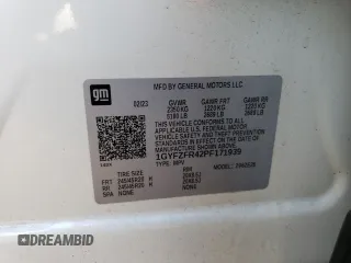2023 Cadillac XT4 AWD Sport with VIN 1GYFZFR42PF171939, listed as a Copart auction lot 70484524 with 20,087 mi miles and Salvage Title. Bid and sale history available at carsss.com. Image 13.