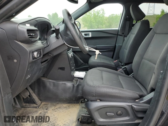 2022 Ford Explorer with VIN 1FM5K8AC6NGC24293, listed as a Copart auction lot 54847945 with 37,261 mi miles and Salvage title. Bid and sale history available at DreamBid. Image 7.