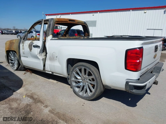 2018 Chevrolet Silverado 1500 Work Truck with VIN 1GCNCNEC3JZ253663, listed as a IAAI auction lot 41188317 with 1 mi miles. Bid and sale history available at carsss.com. Image 3.