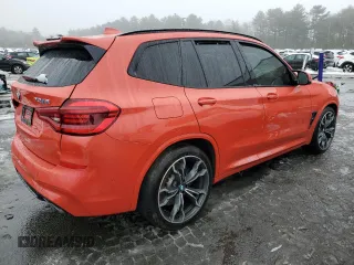 2021 BMW X3 M with VIN 5YMTS0C02M9G31637, listed as a Copart auction lot 44568295 with 0 mi miles and Salvage Title. Bid and sale history available at carsss.com. Image 3.