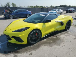 2023 Chevrolet Corvette 3LT with VIN 1G1YC3D41P5109405, listed as a Copart auction lot 54834055 with 3,035 mi miles and Salvage title. Bid and sale history available at DreamBid. Image 1.