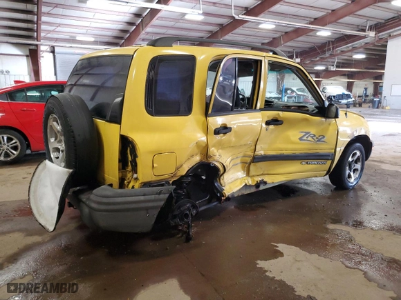 2002 Chevrolet Tracker ZR2 with VIN 2CNBJ734026940530, listed as a Copart auction lot 84869384 with NaN miles and Clean Title. Bid and sale history available at carsss.com. Image 3.