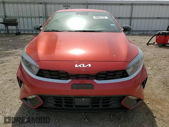 2024 Kia Forte GT-Line with VIN 3KPF54AD0RE720777, listed as a Copart auction lot 48001705 with 12,514 mi miles and Salvage Title. Bid and sale history available at carsss.com. Image 10.