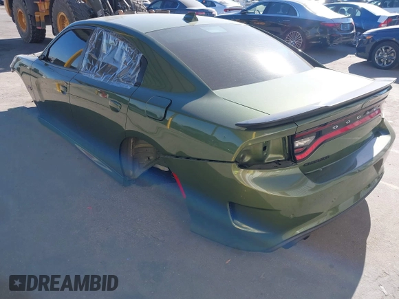 2021 Dodge Charger Scat Pack Widebody with VIN 2C3CDXGJ4MH559324, listed as a IAAI auction lot 41114230 with 1 mi miles. Bid and sale history available at carsss.com. Image 3.