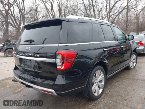 2023 Ford Expedition Platinum with VIN 1FMJU1M8XPEA35684, listed as a IAAI auction lot 41499176 with 29,684 mi miles. Bid and sale history available at carsss.com. Image 4.