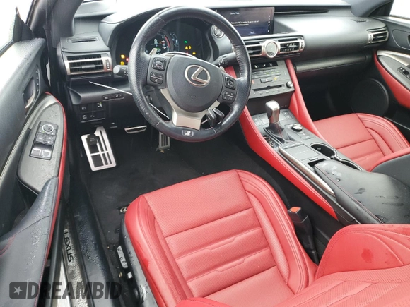 2020 Lexus RC 300 F Sport z VIN JTHGA5BC0L5010484, wystawiony jako Copart lot #82191544 z przebiegiem 39 411 mil mil oraz Szkoda całkowita • Salvage title. Historia ofert i sprzedaży dostępna na DreamBid. Obrazek 8.